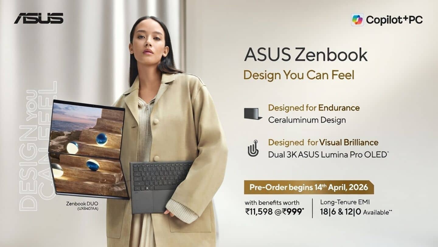 ASUS launches Zenbook lineup in India, preorders through April 20