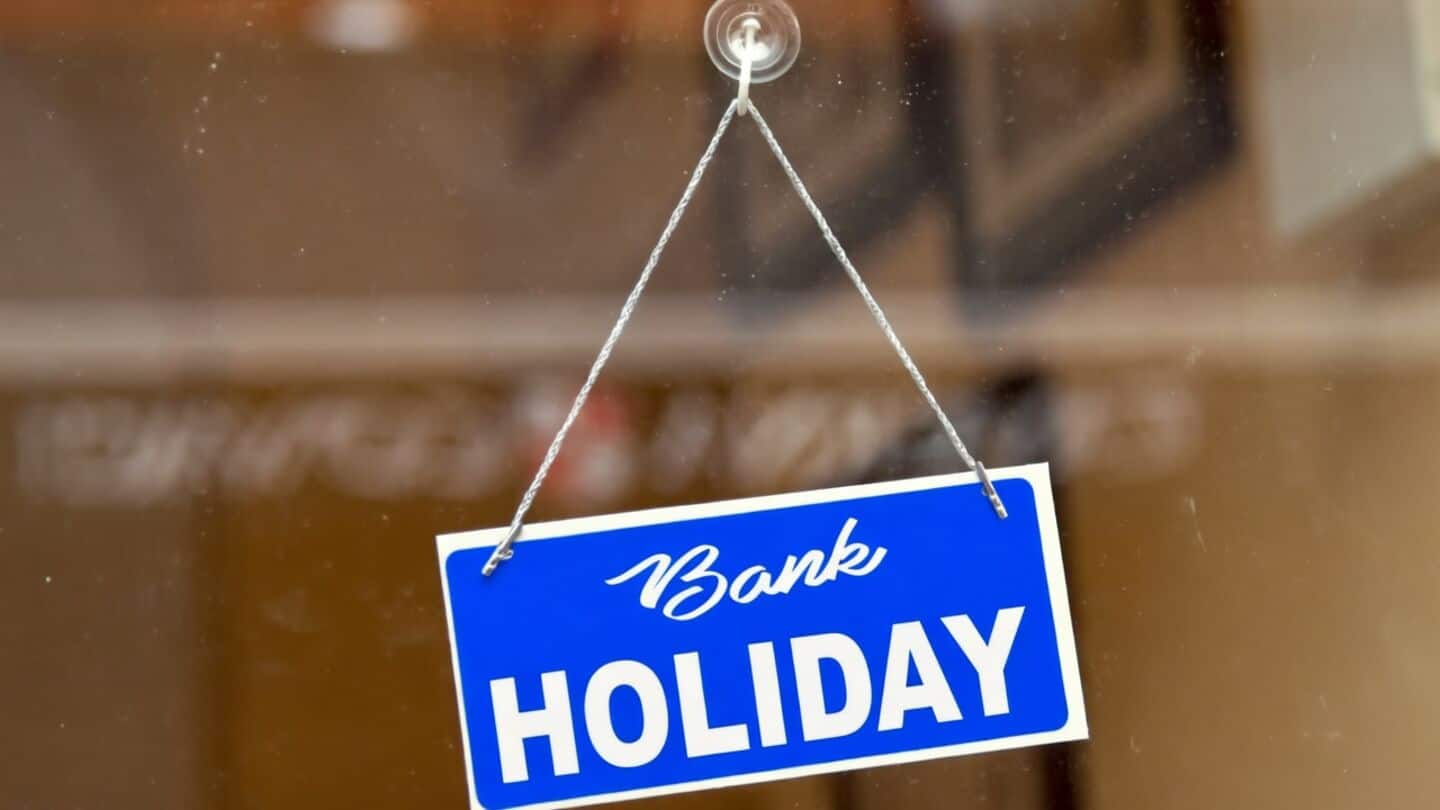 Plan ahead: banks in India closed up to 4 days