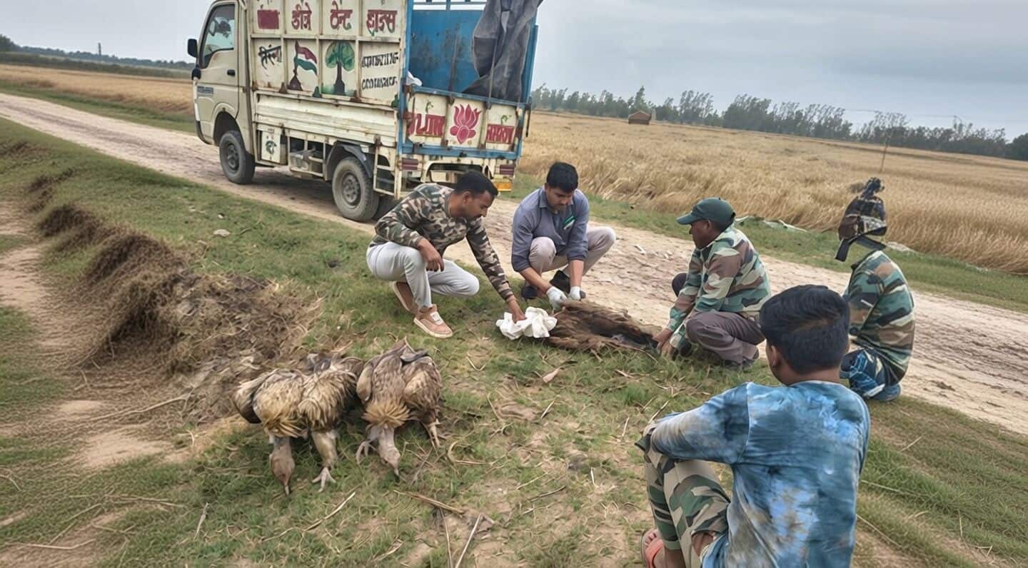 Vultures found dead and unconscious in Lakhimpur's Dudhwa buffer zone