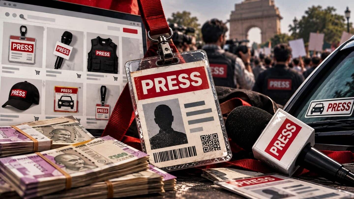 Fake press IDs ₹599 amid CEC Gyanesh Kumar protests