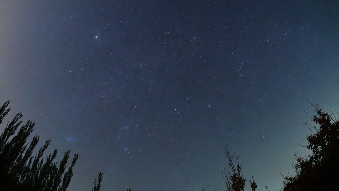 Orionids peak October 21 and 22 from Halley's Comet