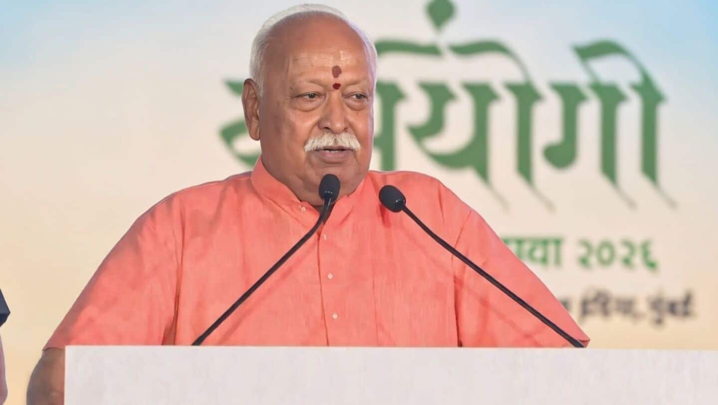 Mohan Bhagwat urges action not words on UCC, population control
