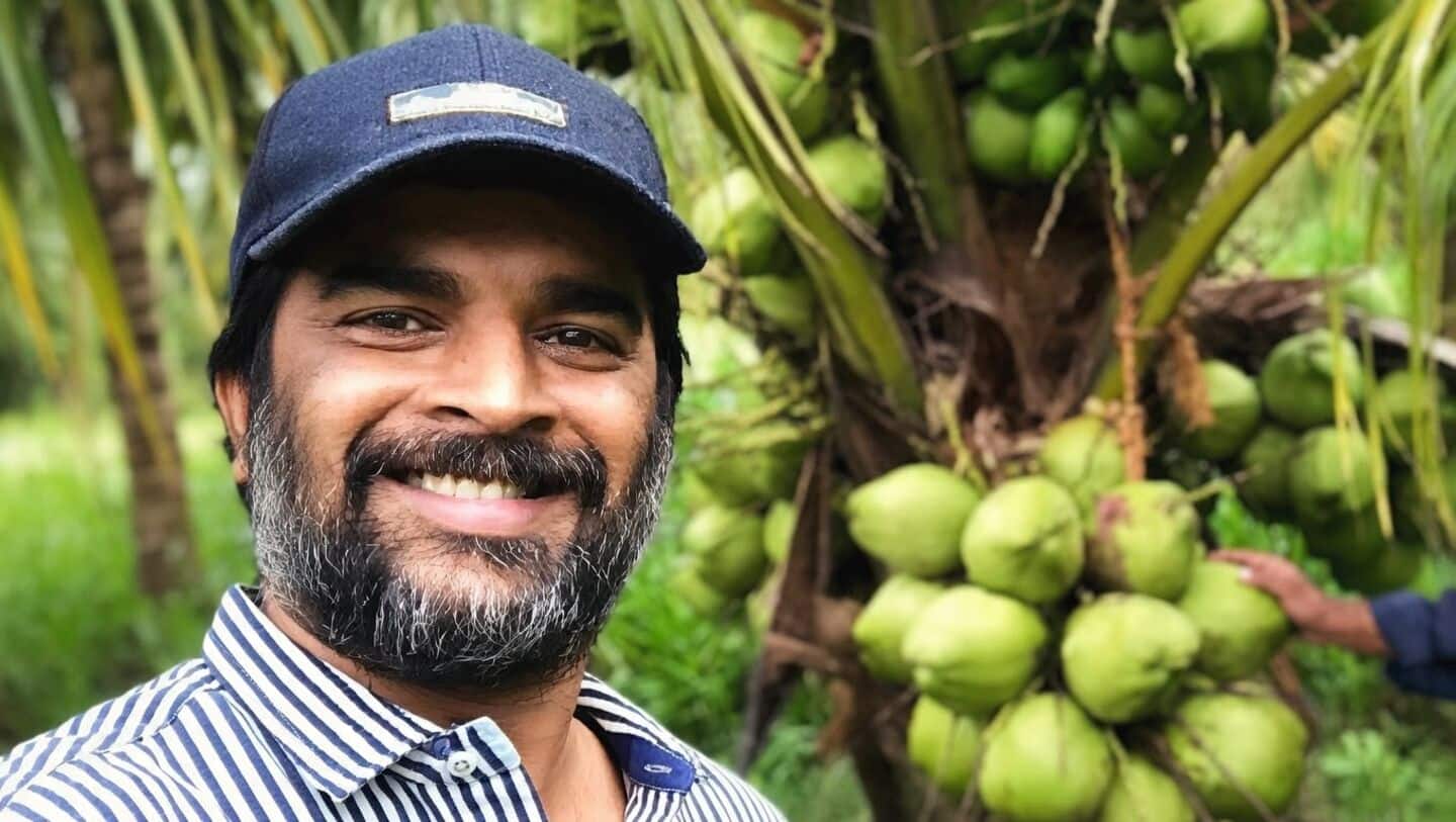 Actor Madhavan turns unused Palani plot into lush coconut farm