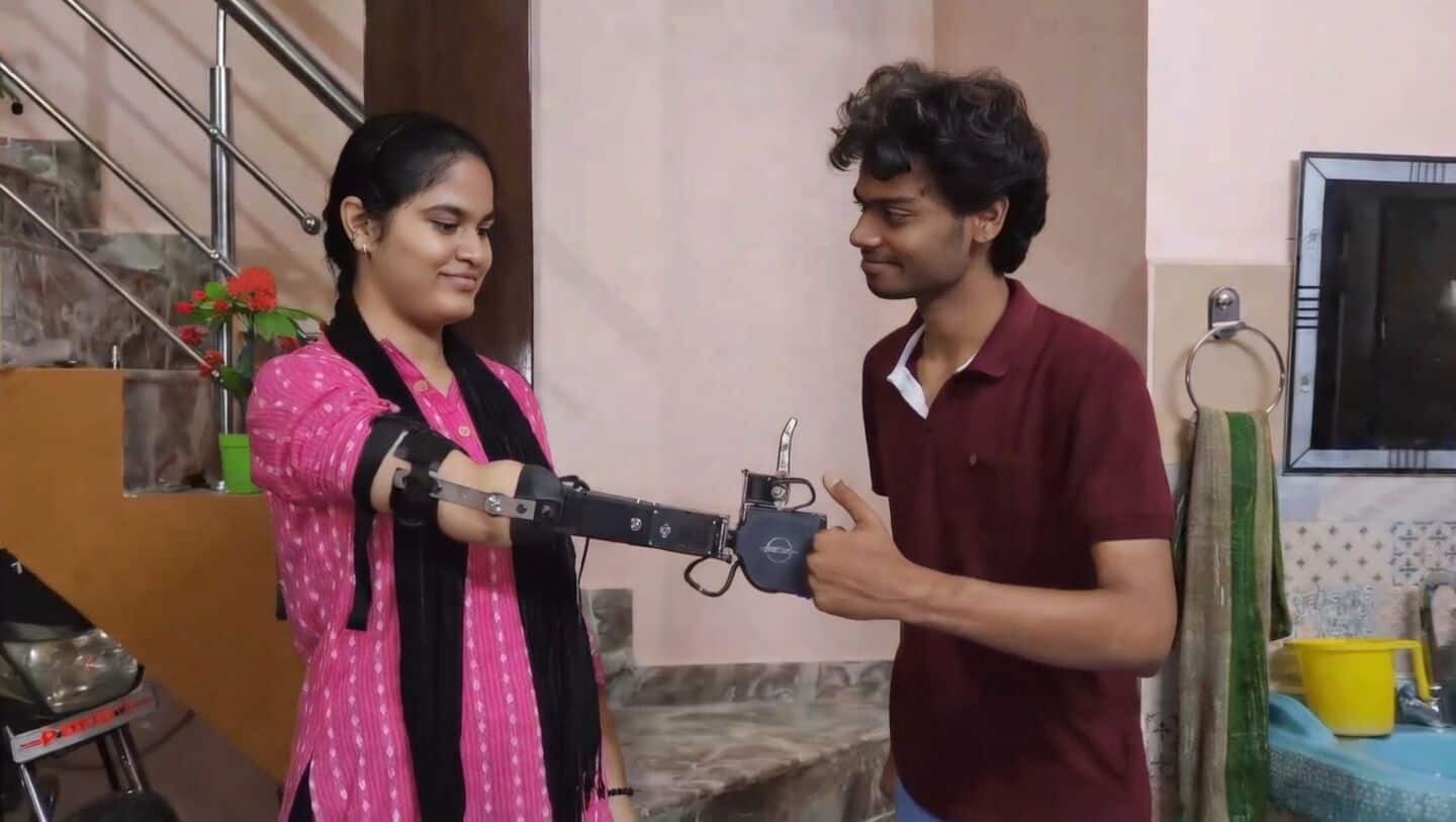Prayagraj student Ansh Mishra designs affordable brain-controlled prosthetic hand