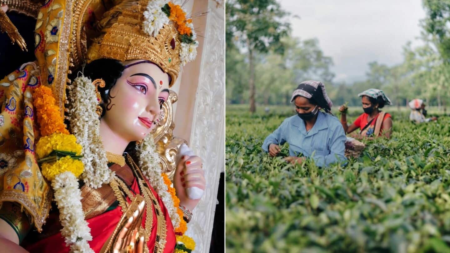 Assam gives 20% bonus to tea workers for Durga Puja