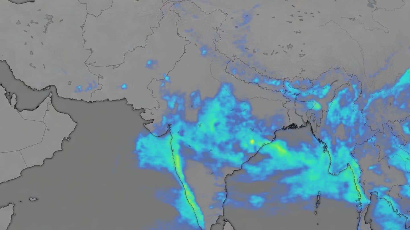 ISRO satellites show monsoon bringing heavy rains across Gujarat