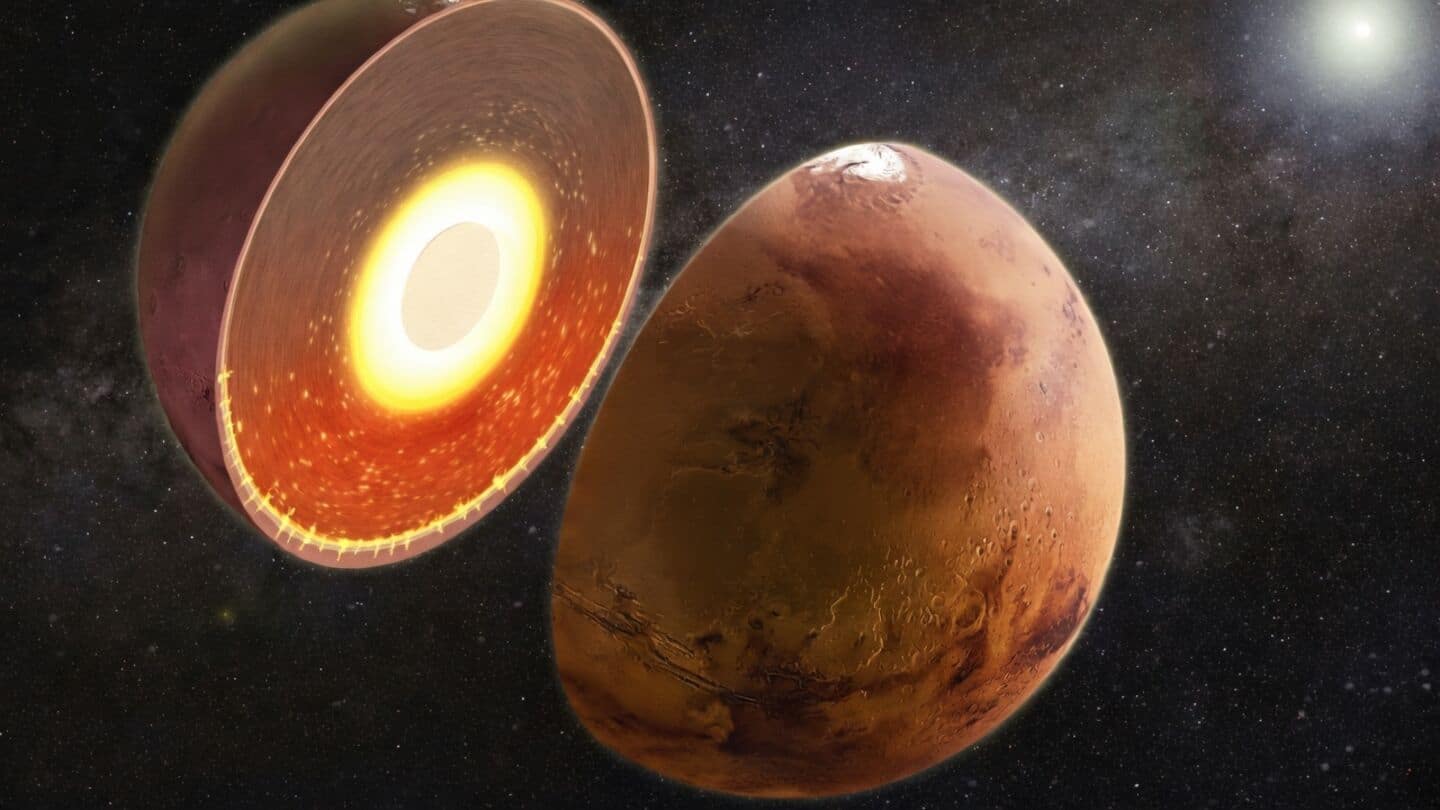 Scientists find Mars southern mantle 750°F hotter than north