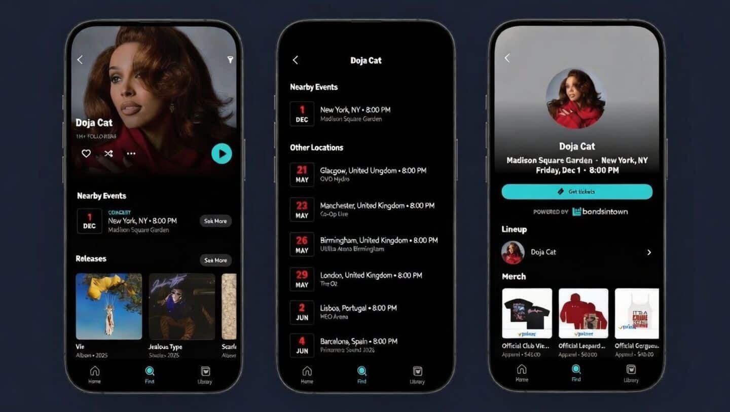 Amazon Music adds concert listings and ticket links via Bandsintown
