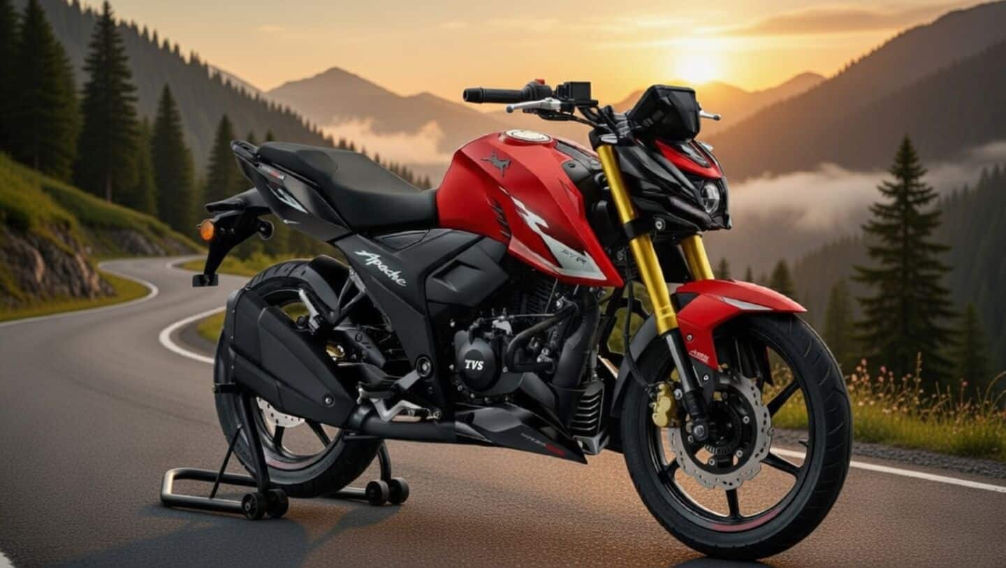 TVS launches 2026 Apache RTR 160 4V with projector headlamp