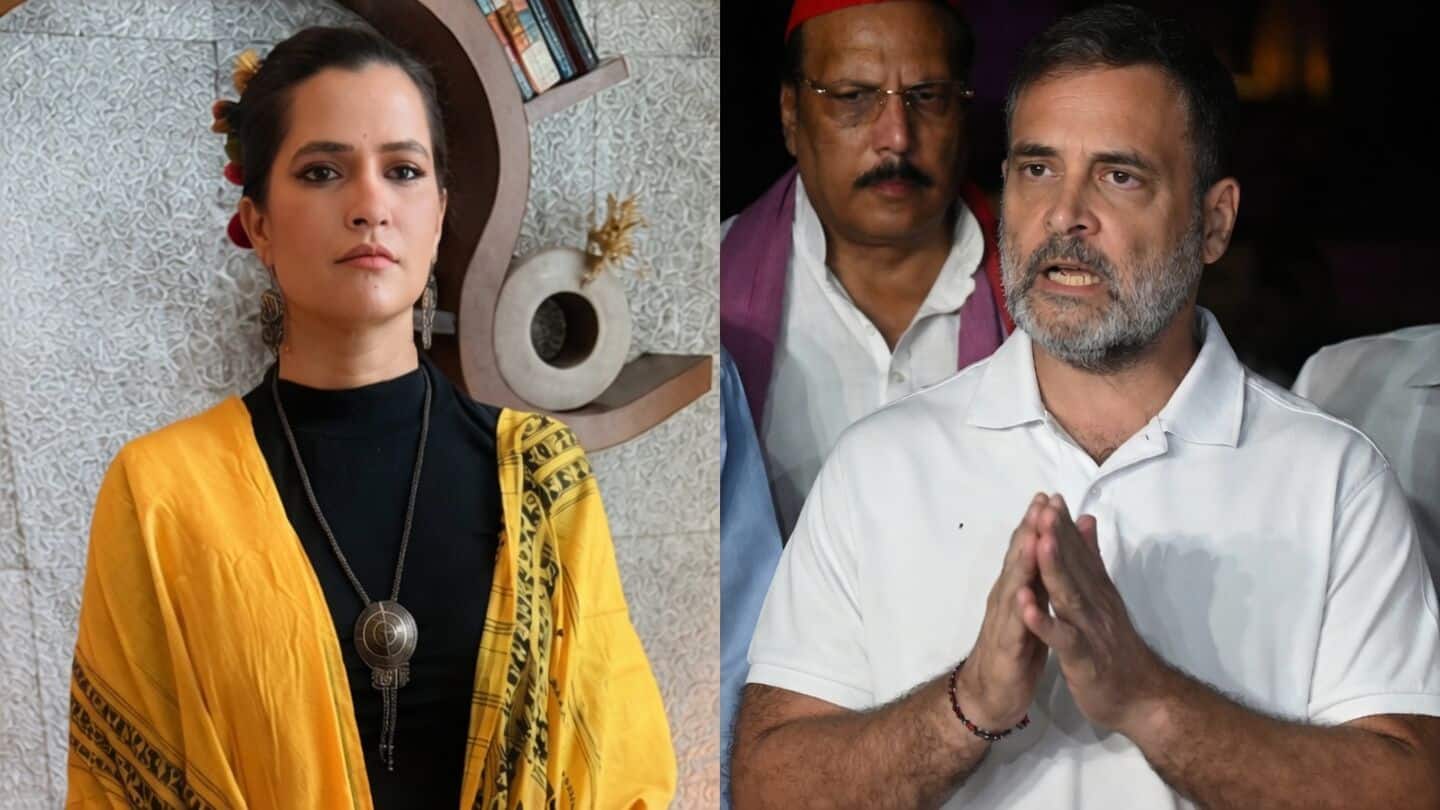 Sona Mohapatra urges Rahul Gandhi to repair Himachal Pradesh environment