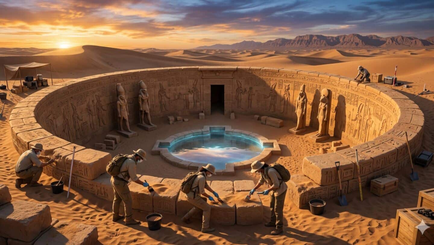 Archeologists uncover 2,200-year-old Pelusium temple believed dedicated to god Pelusius