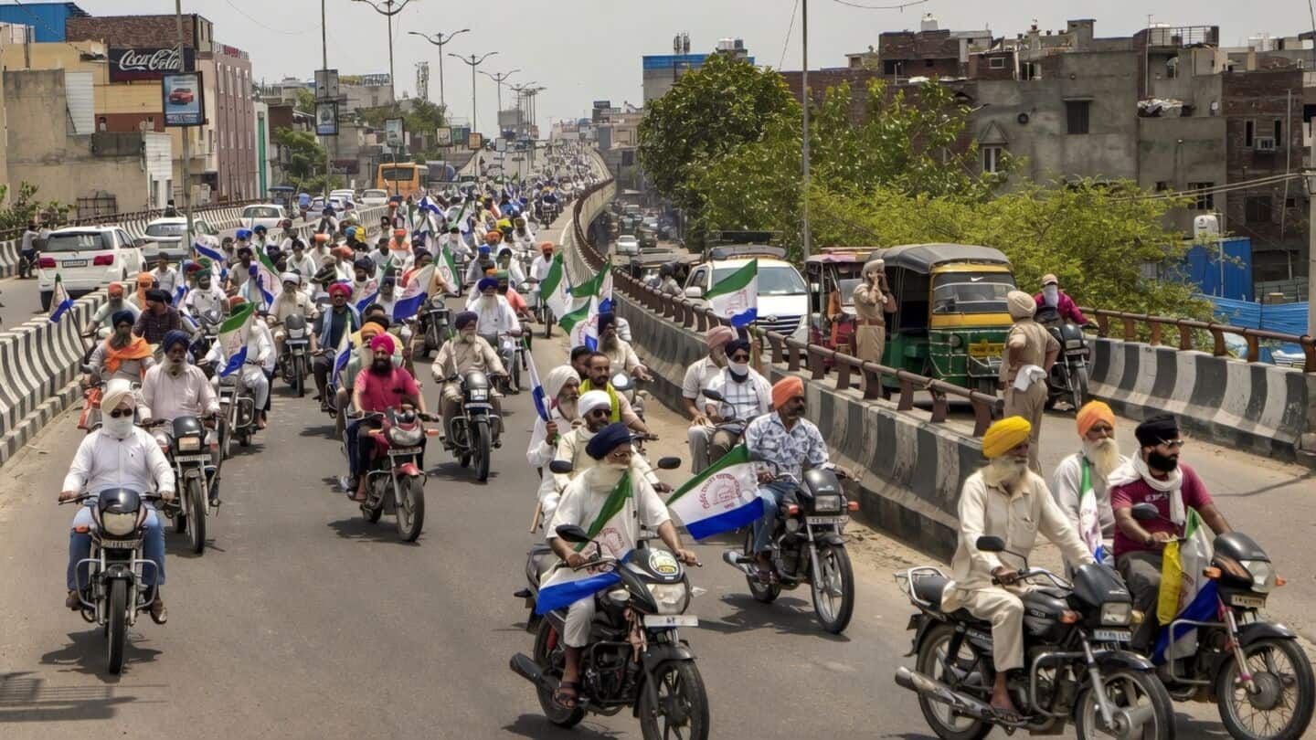 Haryana Police block Shambu border before farmers protest trade deal