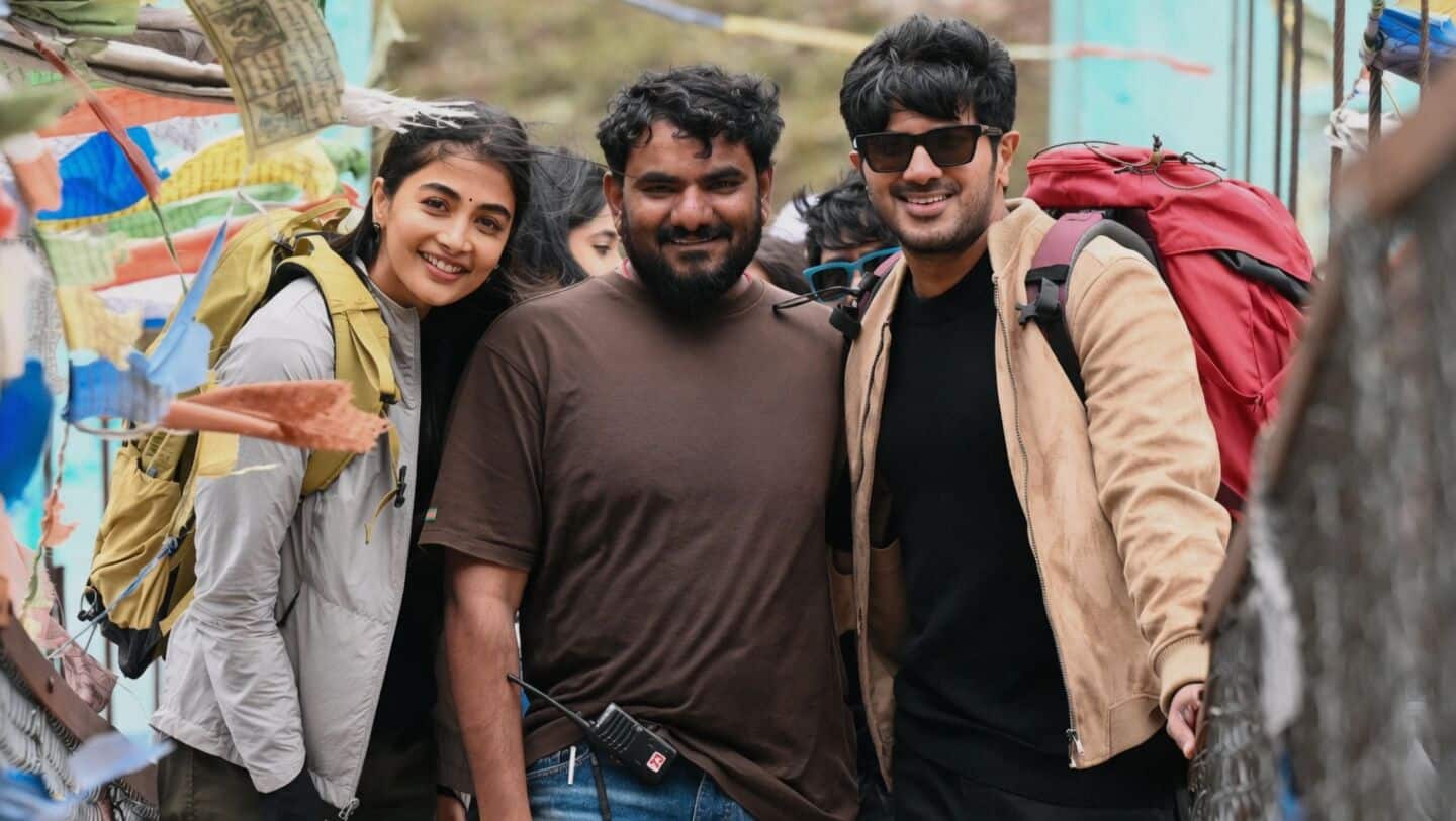 Salmaan and Hegde share 'DQ41' mountain BTS photos after wrap