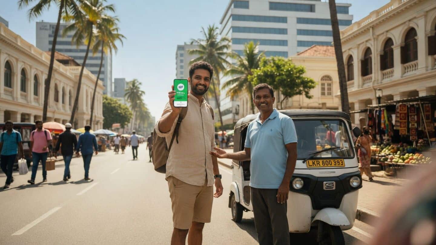 Indians can use UPI for PickMe rides in Sri Lanka