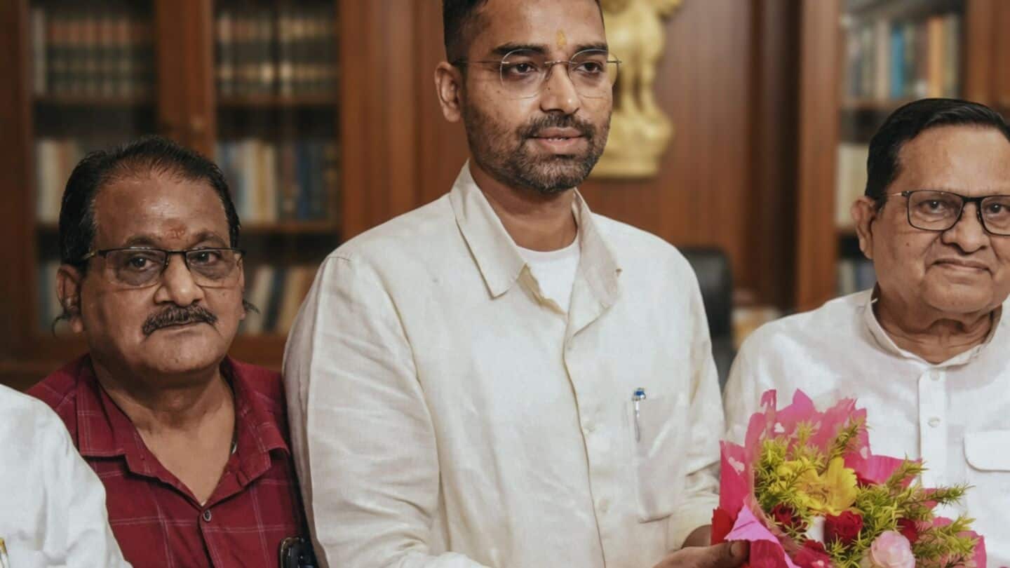 Bihar minister Deepak Prakash sworn in as MLC, SC told