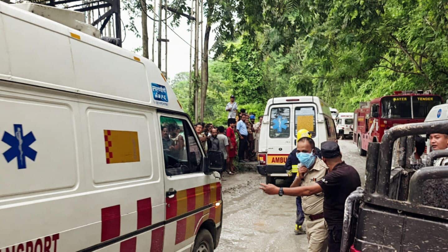 Landslide traps 27 in Samardung tunnel in Sikkim, methane suspected