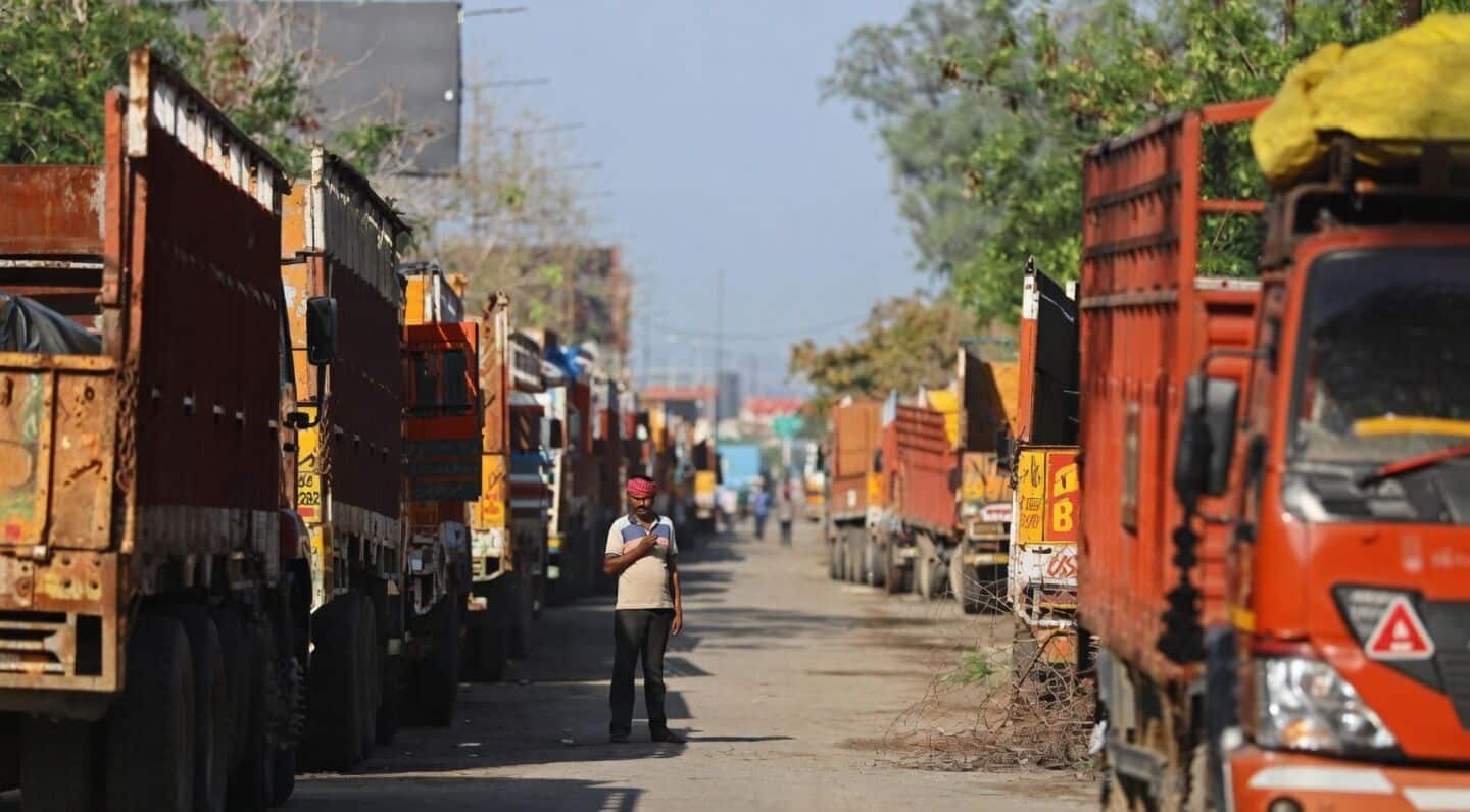 Rajasthan truckers launch indefinite strike over VLTDs, warn delivery disruption