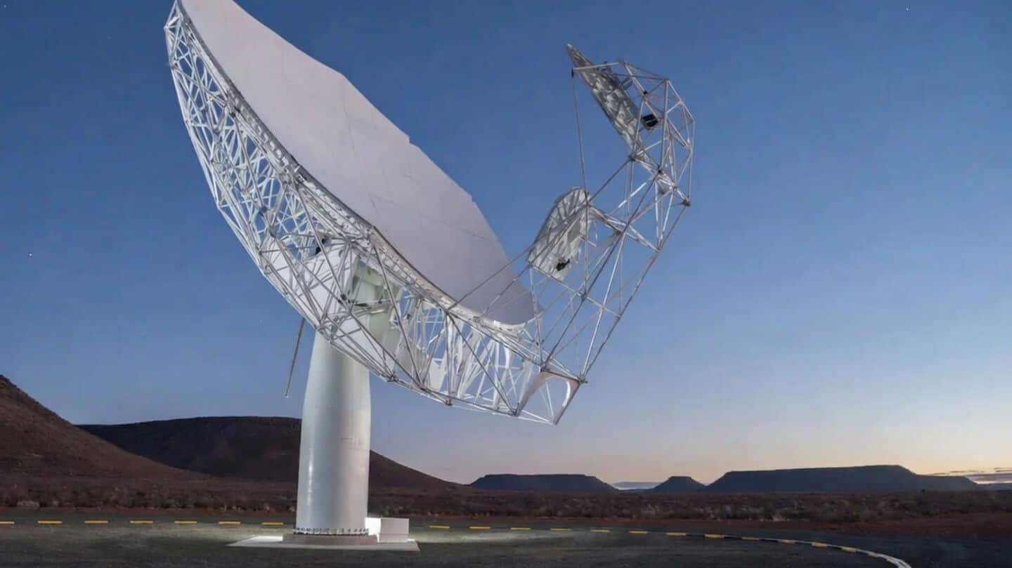 South Africa's MeerKAT telescope finds distant hydroxyl megamaser