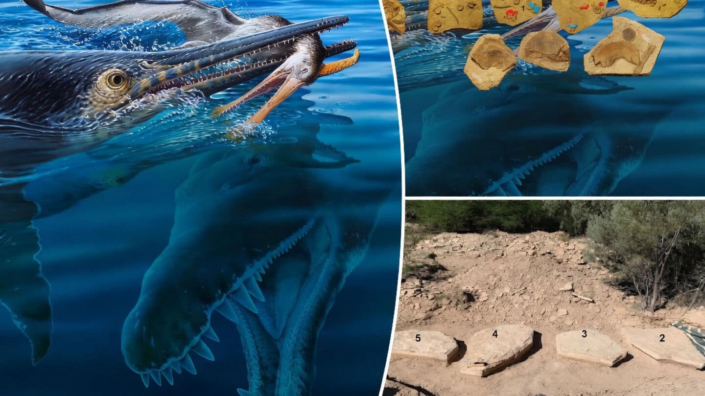 Australian 'Bag of bones' fossil shows 3-level Cretaceous food chain