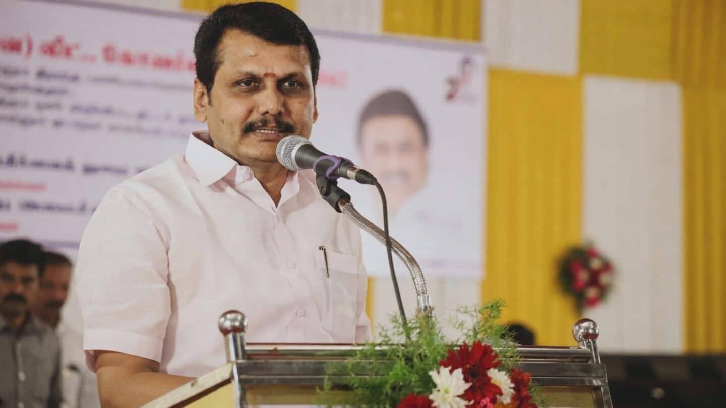 Supreme Court stays arrest of DMK leader V Senthil Balaji