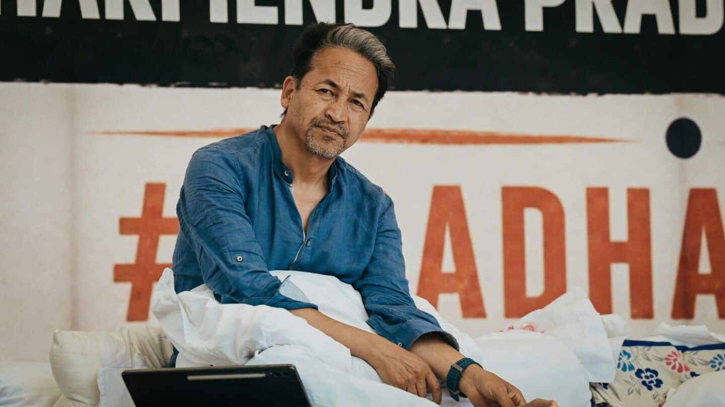 Sonam Wangchuk hospitalized after 21-day hunger strike over paper leaks