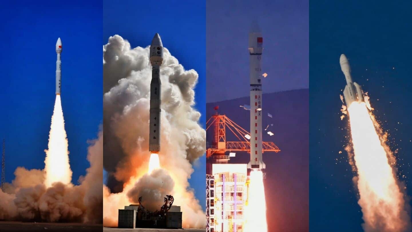 China launches 4 rockets to orbit in 45 hours