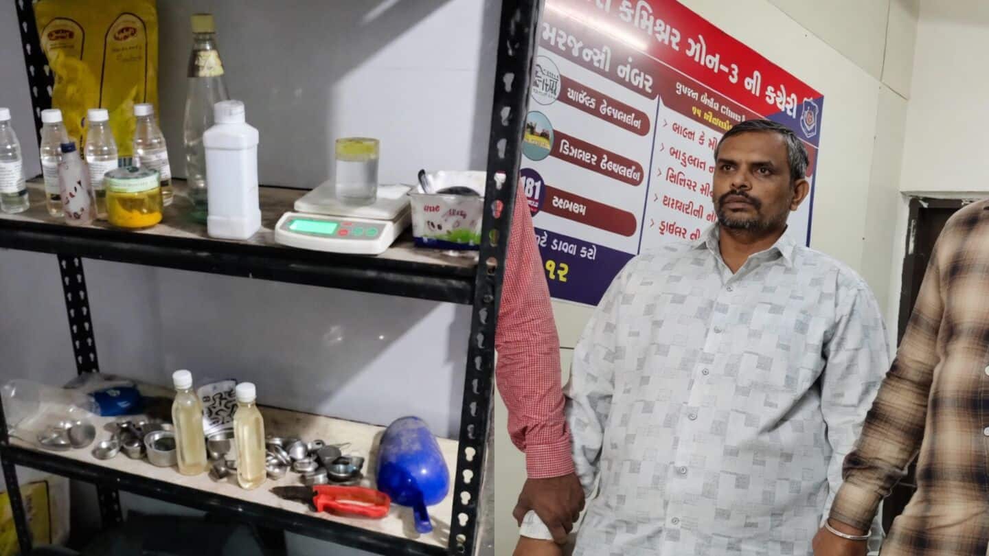 Surat Police bust Rajeshkumar Jayantibhai Patel over fake 'desi ghee'