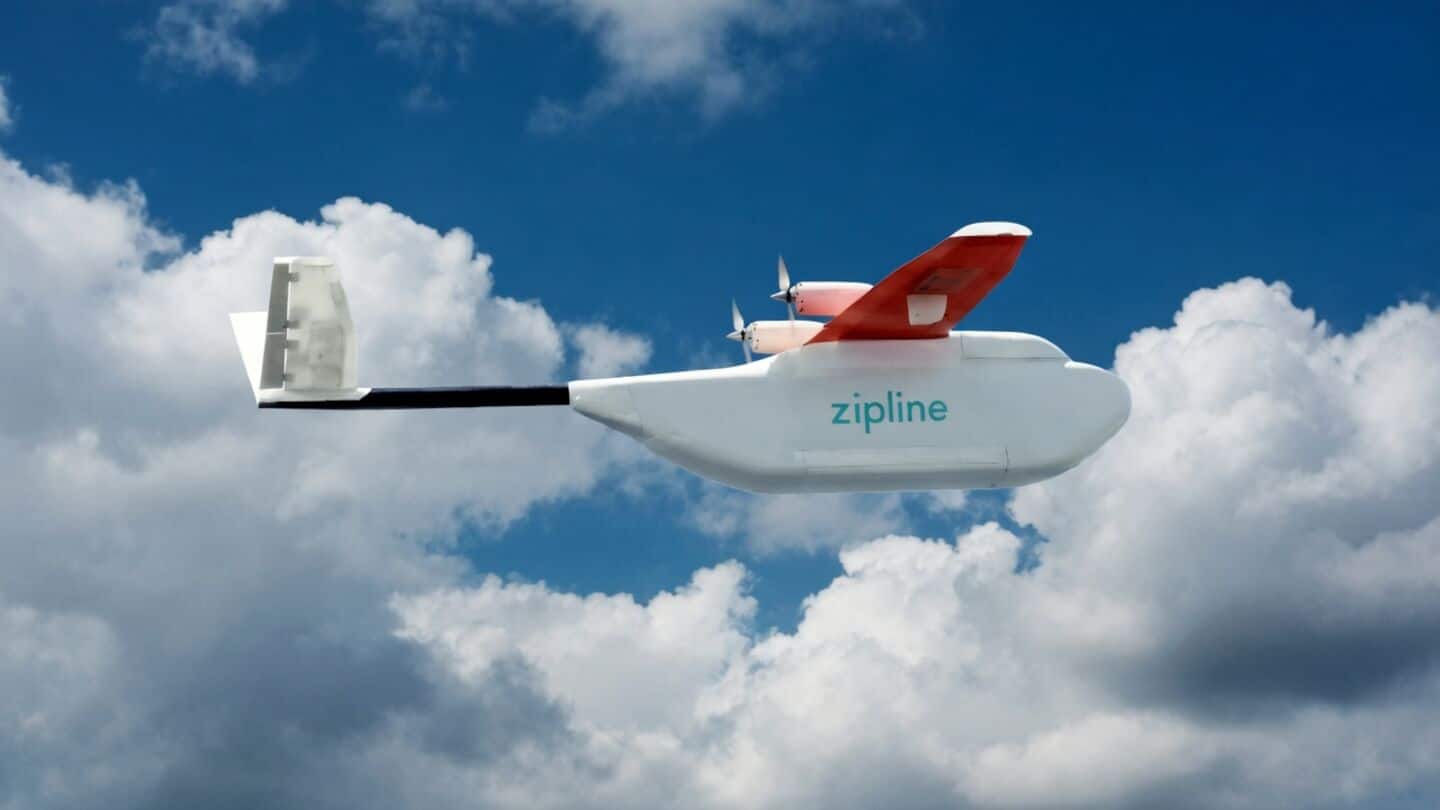 Uber Eats teams with Zipline targeting 1 million daily drone deliveries