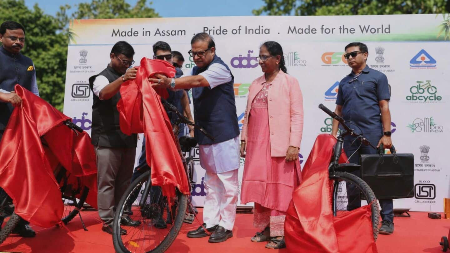 Assam launches bamboo bicycle project with Bamboo India in Guwahati