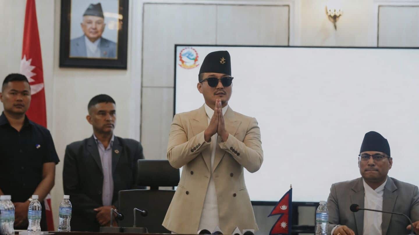 Nepal's home minister Sudhan Gurung visits New Delhi for BIMSTEC