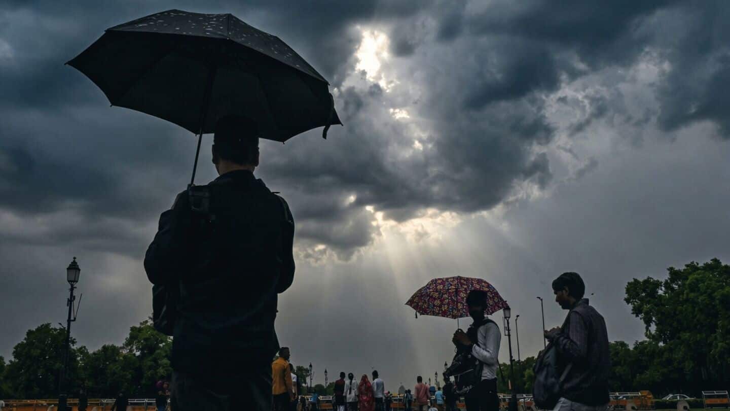 IMD issues red alert for Delhi June 12 thunderstorms hail