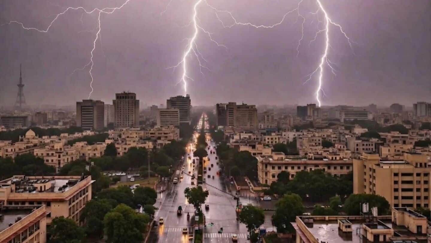 Thunderstorms, light rain expected in Delhi today