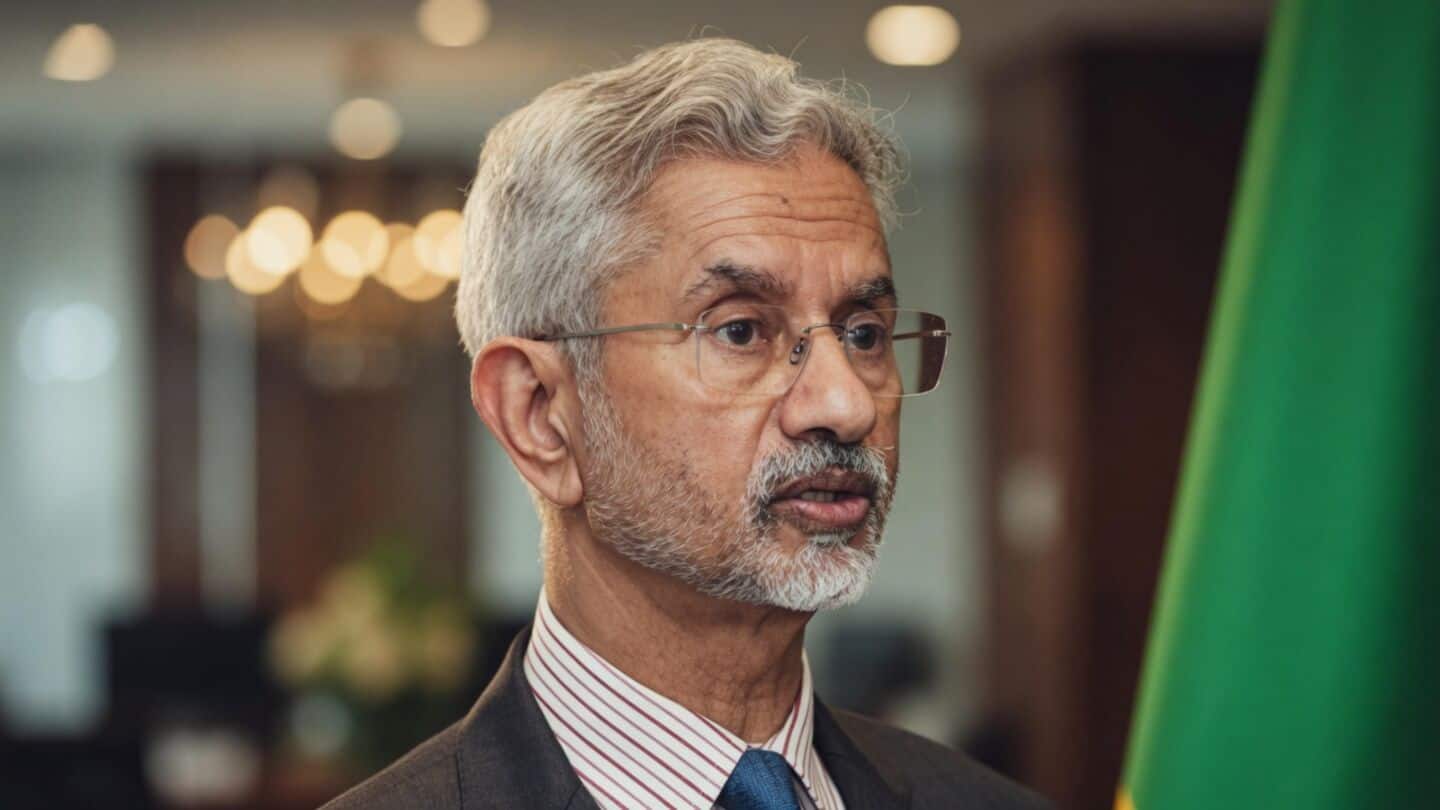 S. Jaishankar urges Iran to stop attacks threatening Indian sailors