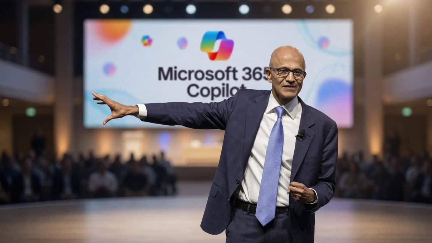 Microsoft CEO Nadella urges 'frontier ecosystem' to widen AI benefits