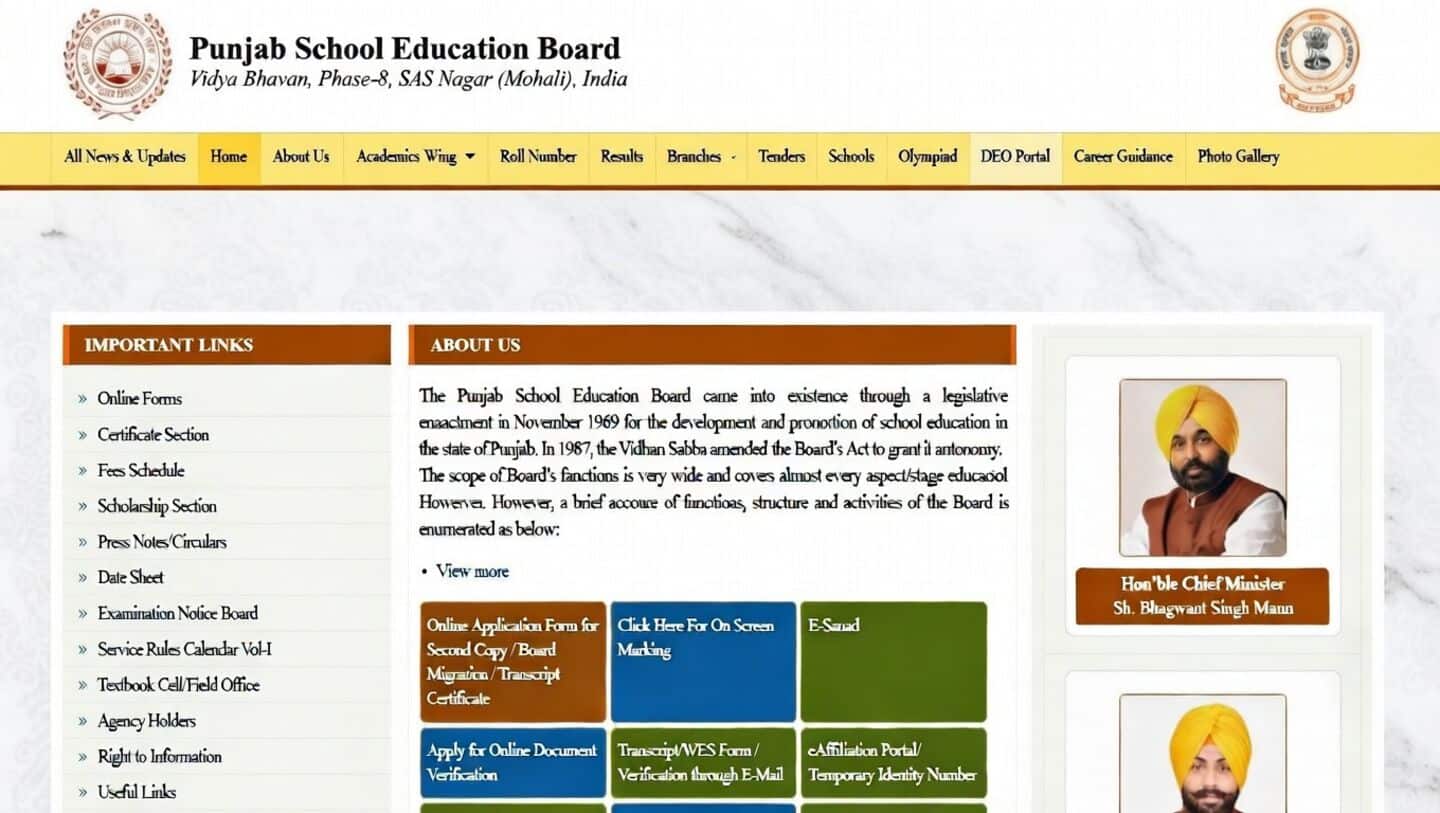 PSEB announces Class 10 results with 94.52% open-school pass rate