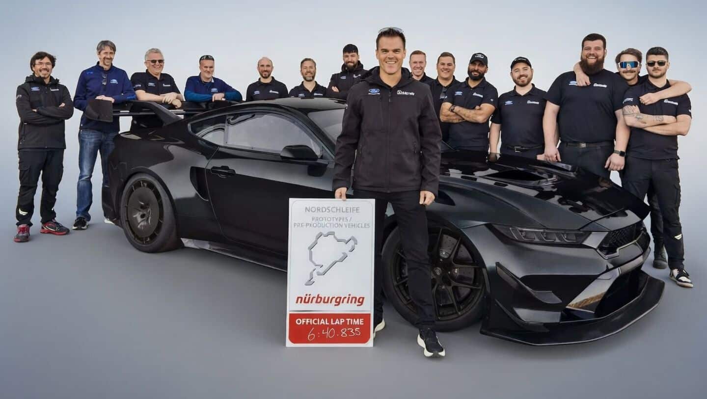 Ford Mustang GTD Competition sets new 6:40.835 Nurburgring lap