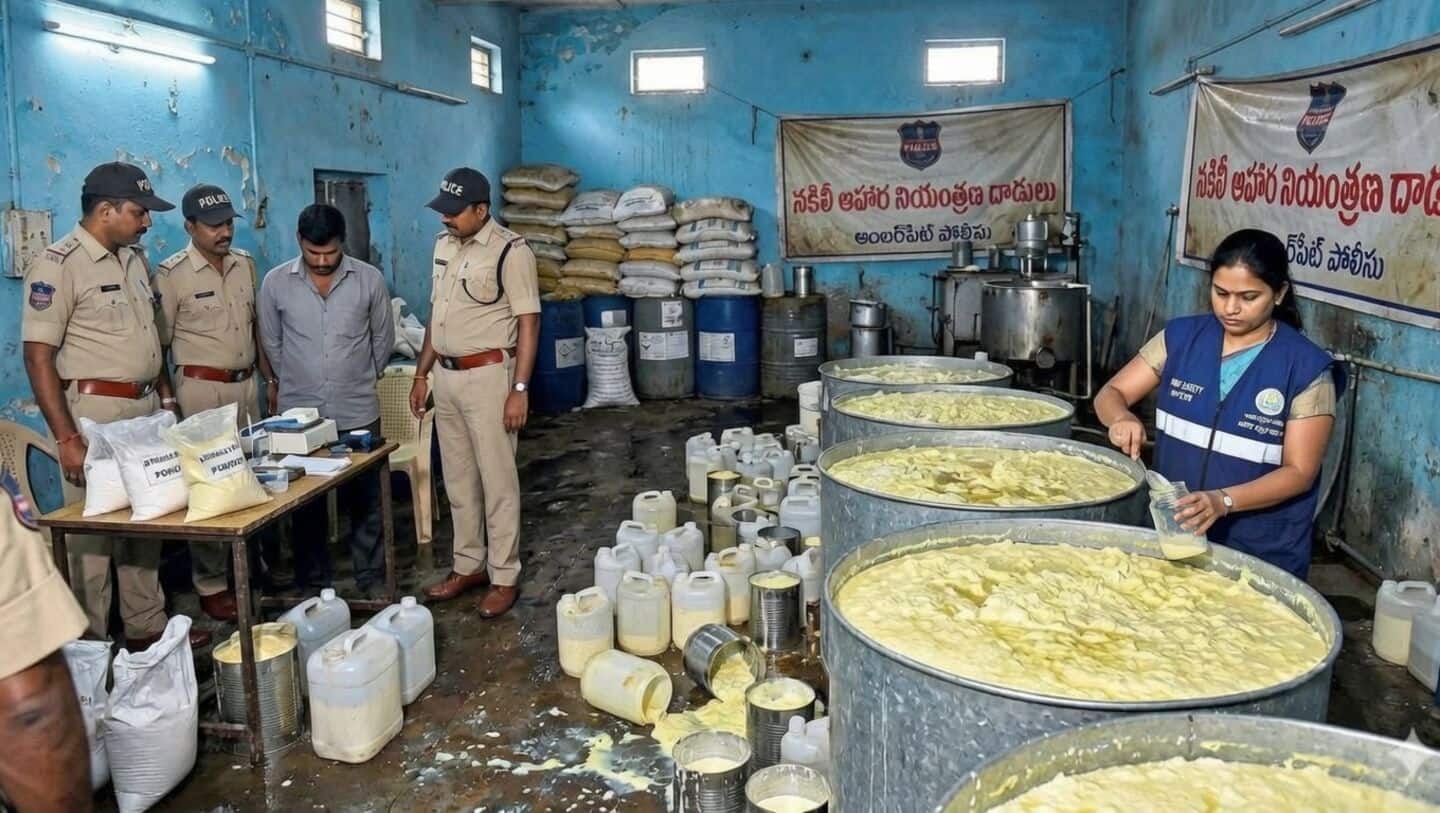 Hyderabad: 2,500kg adulterated curd seized from local dairy