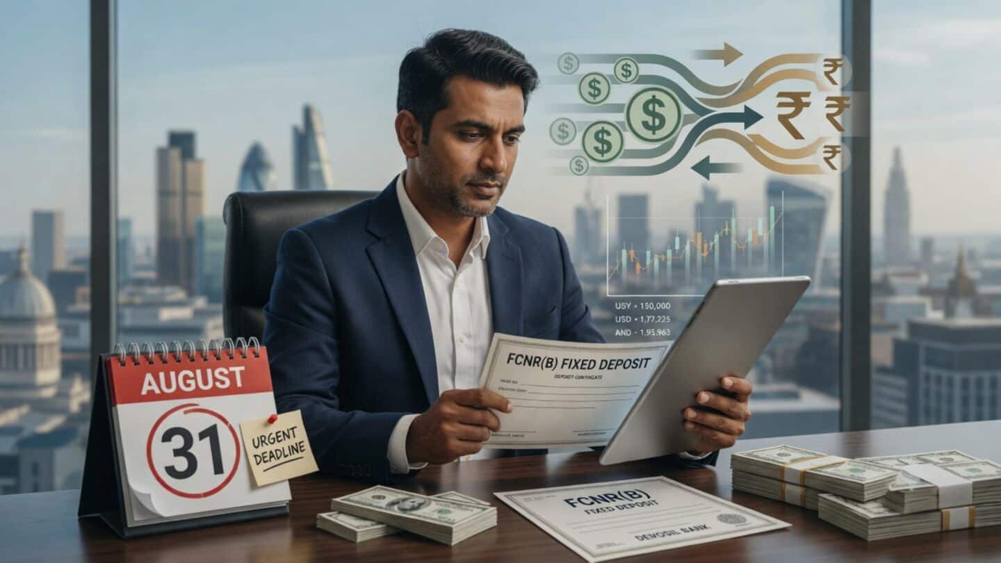 RBI advances special FCNR(B) deadline to August 31, 2026