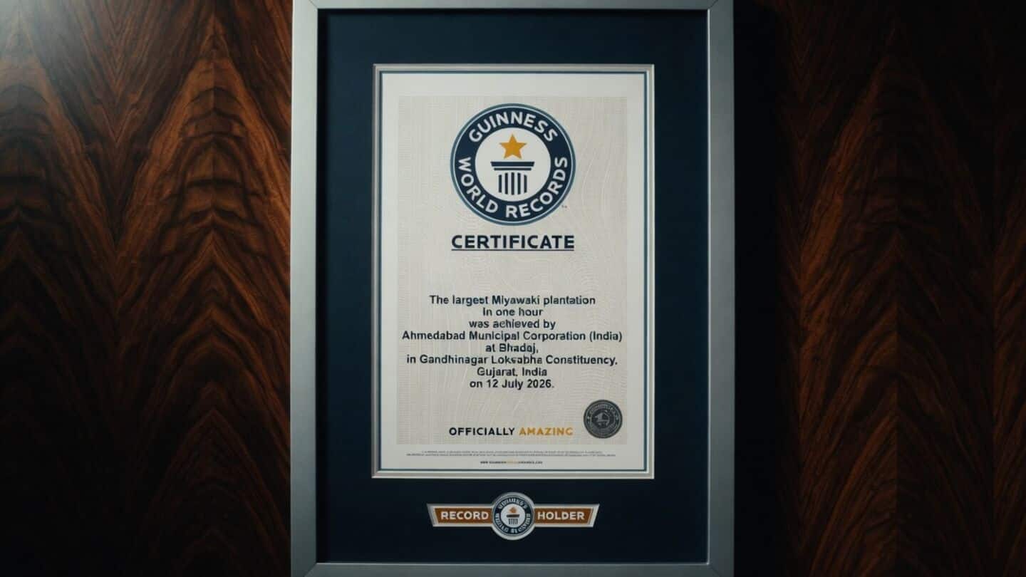 Ahmedabad plants 361,000 saplings in 1 hour, sets Guinness record