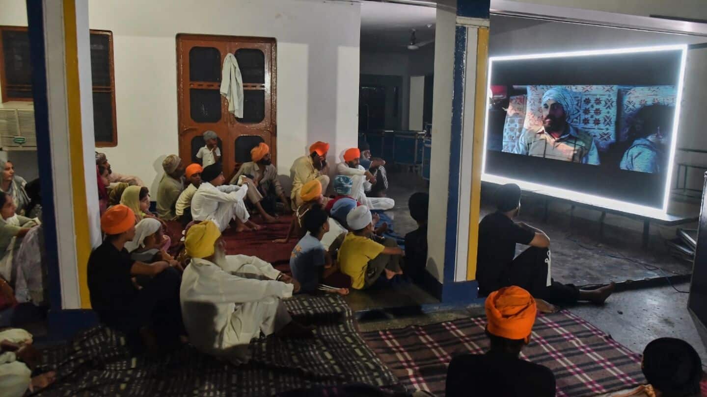 Punjab villagers screen 'Satluj' in temples after it was blocked