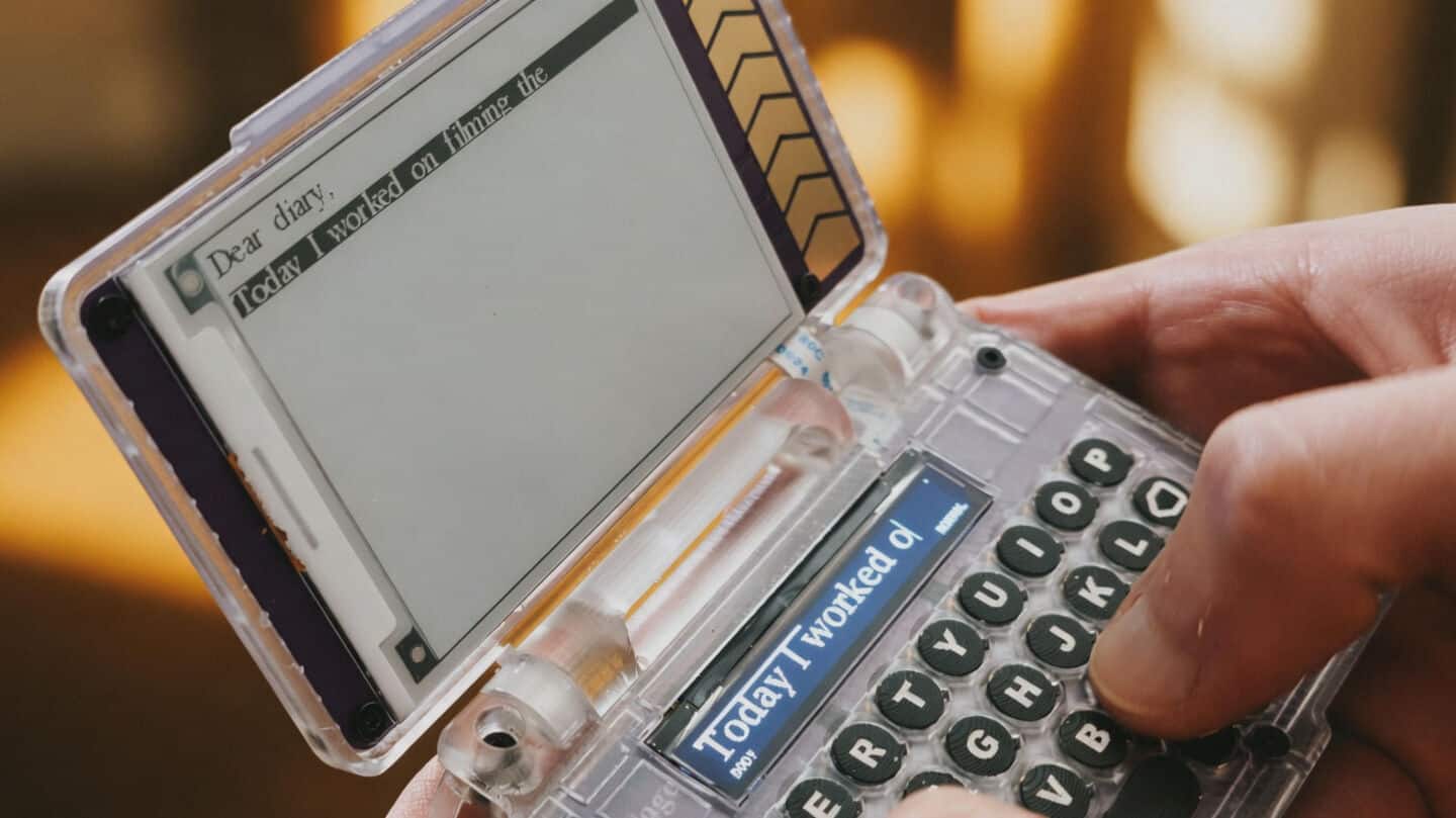 PocketMage revives PDA era with physical keyboard and e-paper display