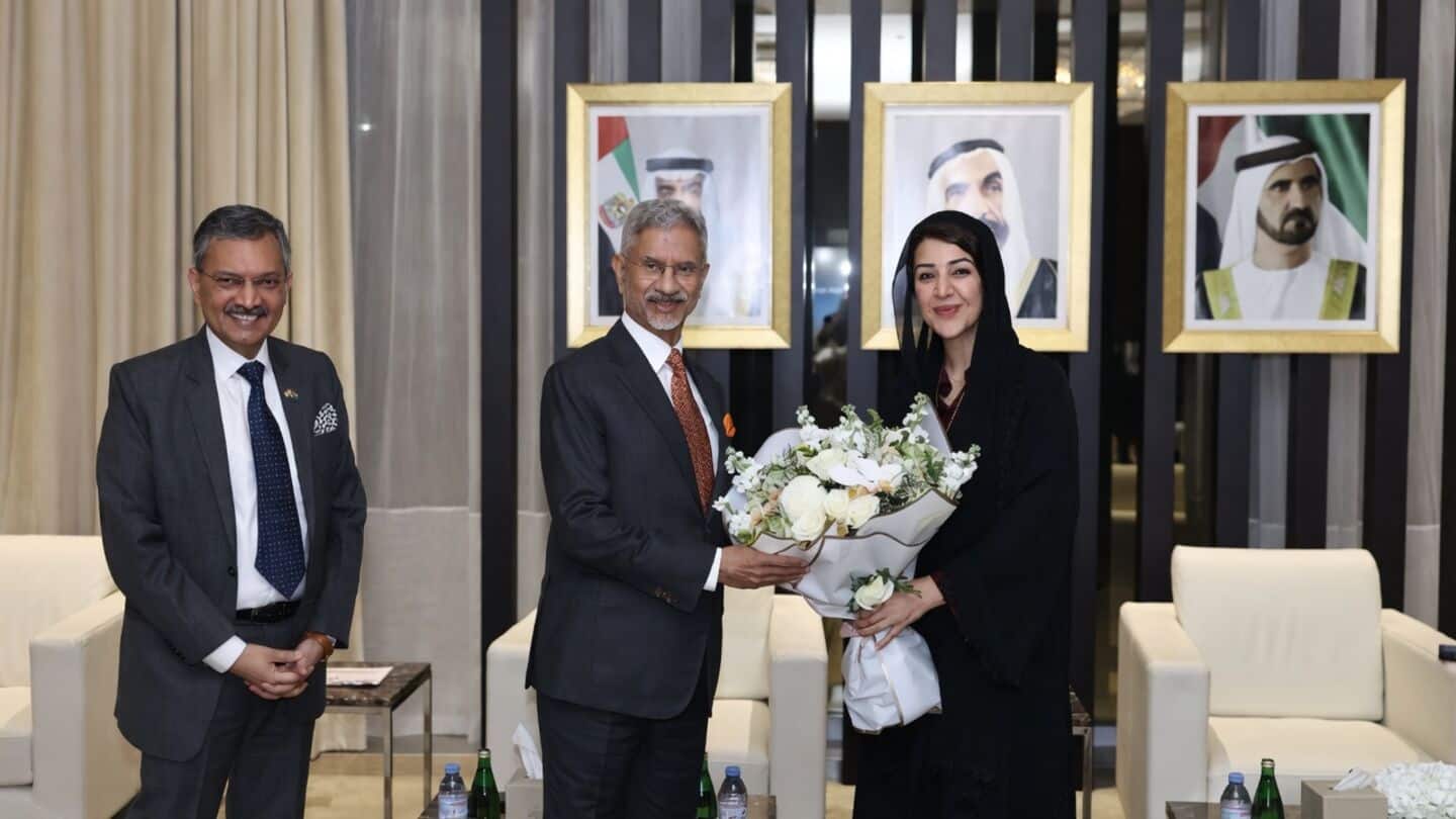 S Jaishankar arrives Abu Dhabi for Raisina Middle East Forum