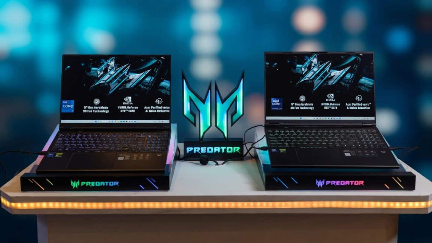 Acer launches new laptops in India from ₹39,999 to ₹2,82,990