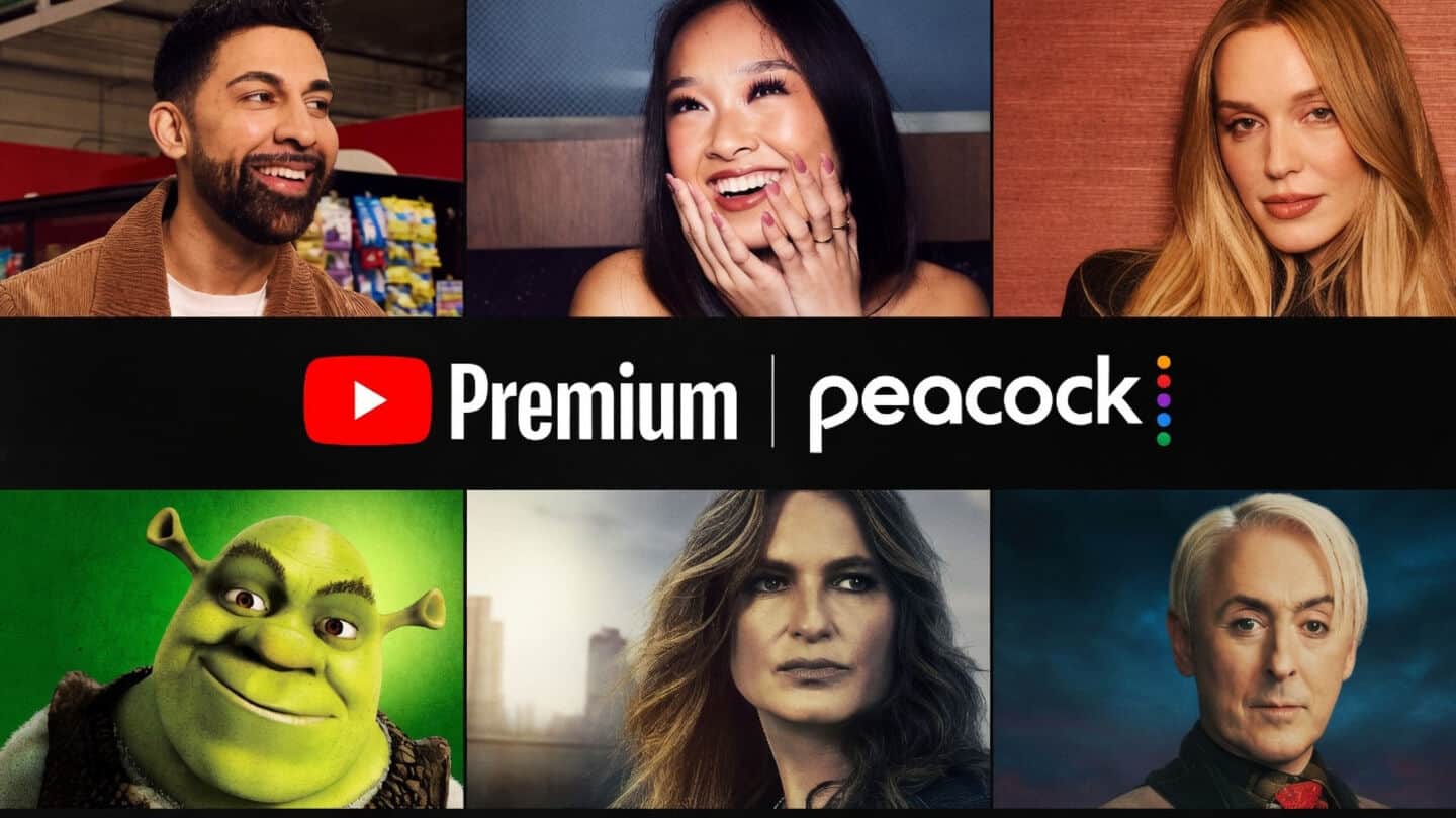 Google gives US YouTube Premium users free ad-supported Peacock Premium
