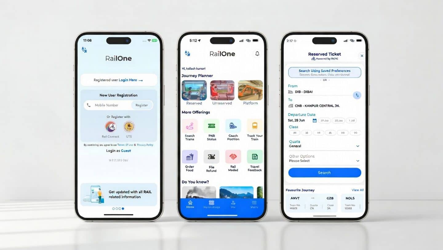 RailOne geofencing bug lets Mumbai commuters buy unreserved tickets