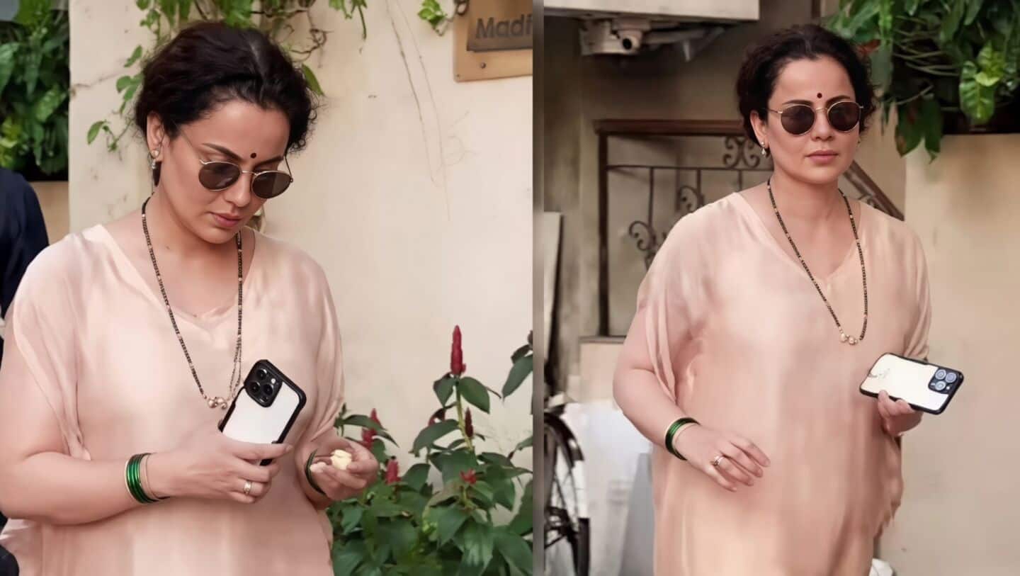 Ranaut's mangalsutra in viral video is costume for 'Queen 2'