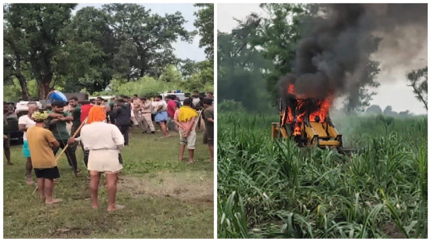 Anti encroachment drive sparks violence at Valmiki Tiger Reserve