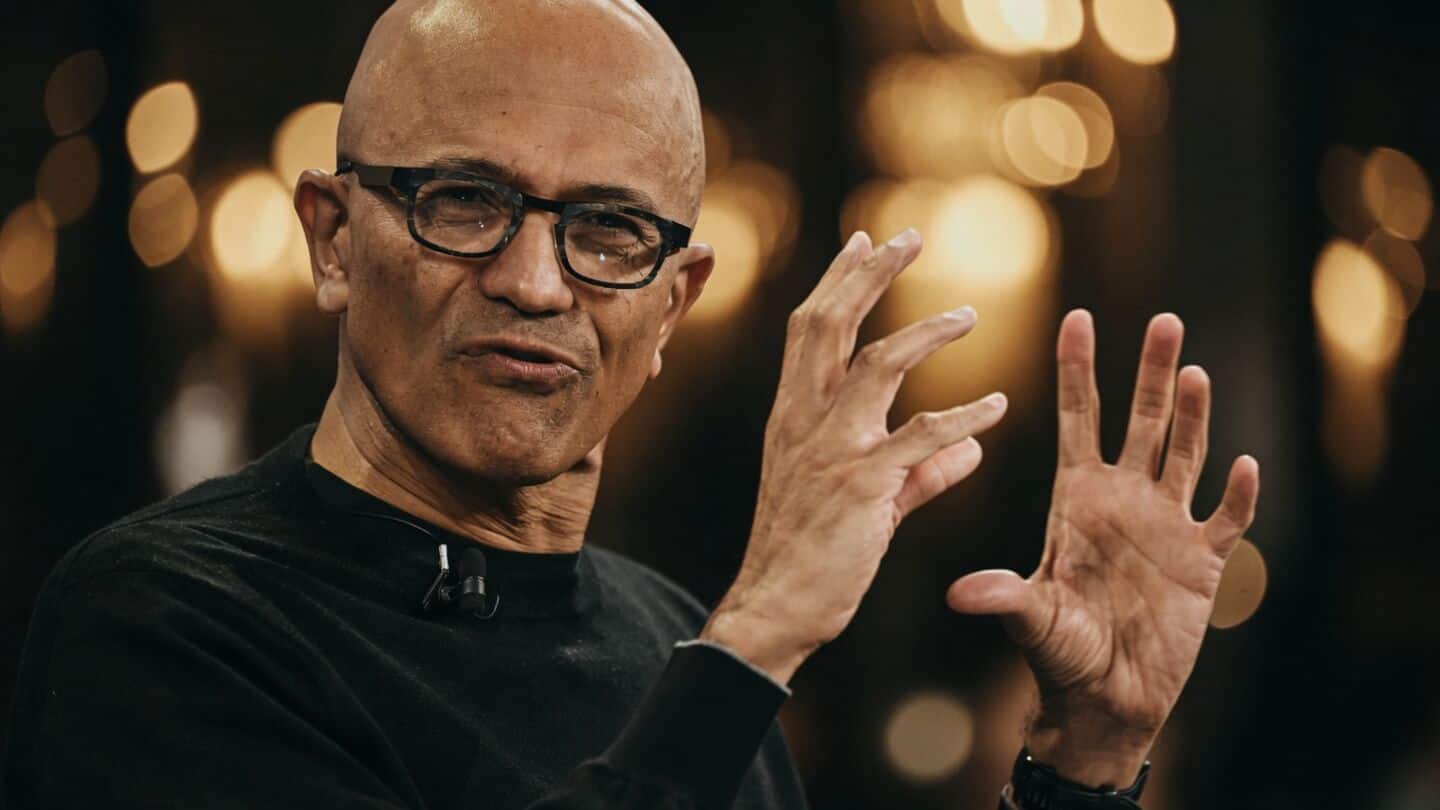 Satya Nadella urges firms to make AI fit their data