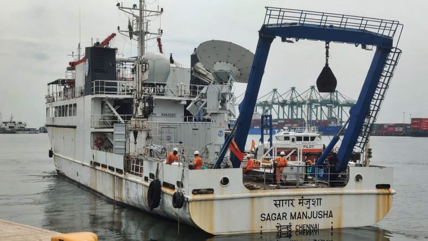 ISRO successfully tests ship-borne terminal off Chennai for Gaganyaan