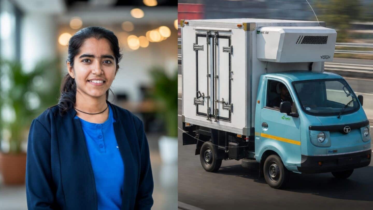 IIT Delhi grad Shaivee Malik builds lithium-ion battery truck refrigerator